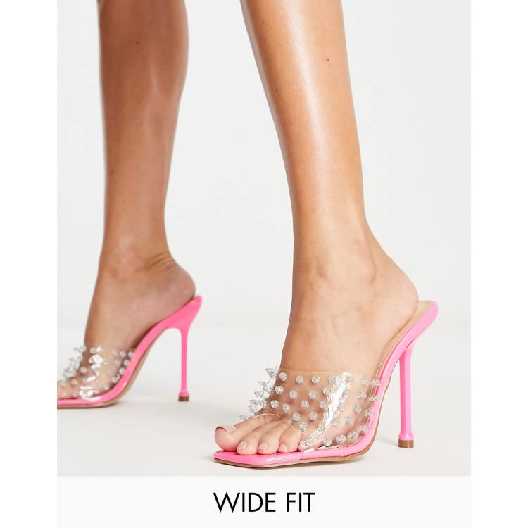 Diamante hot sale mule sandals