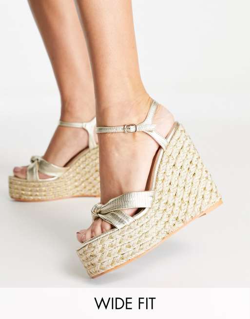 Asos wide sale fit wedges