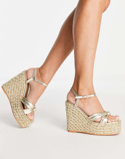 Espadrille wedges 2024 wide fit