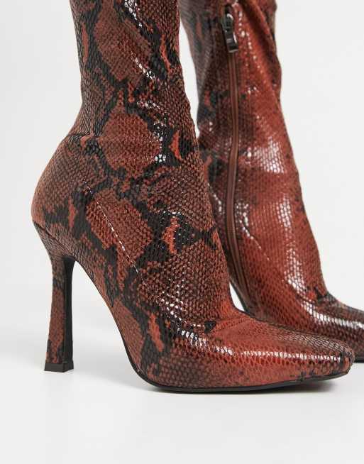 Simmi cheap snakeskin boots