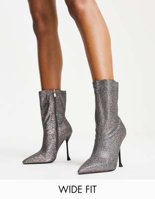 sparkly boots wide fit