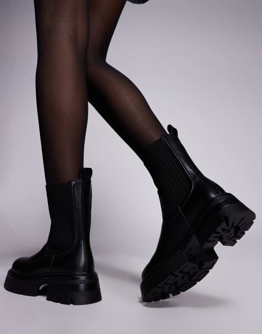 SIMMI London Wide Fit - Paulie - Bottines chunky - Noir, 3 de 4