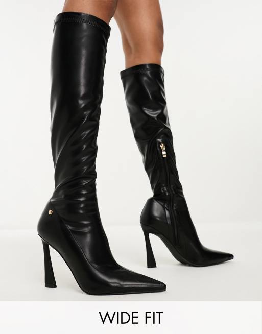 Wide calf boots clearance london