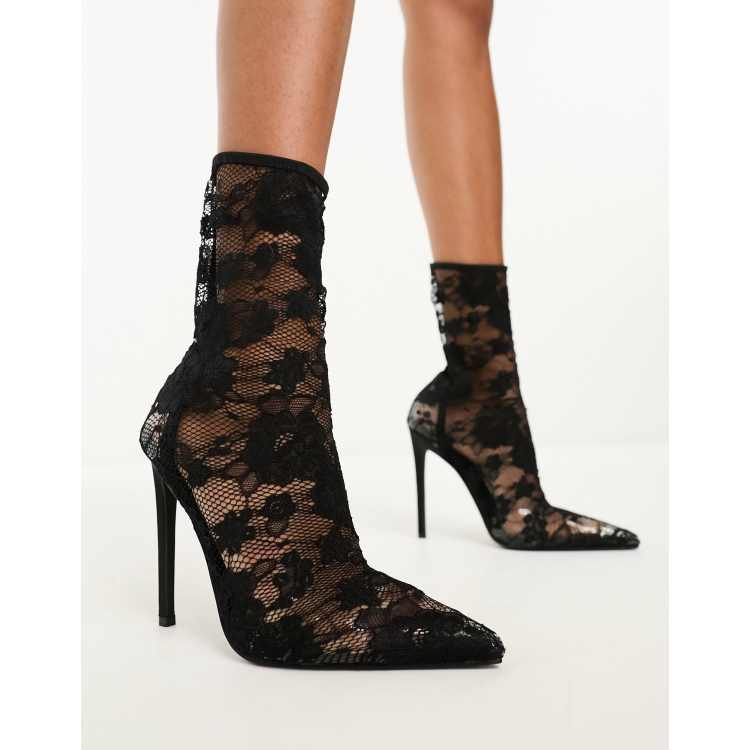 Tie ankle boots outlet