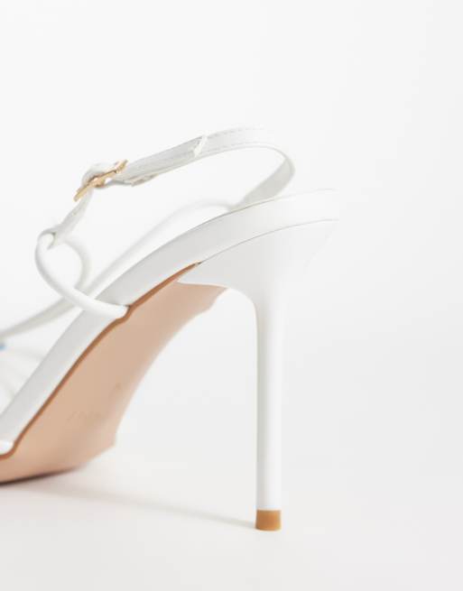 SIMMI London Wide Fit - Sandales à talon et brides - Blanc, 2 de 4