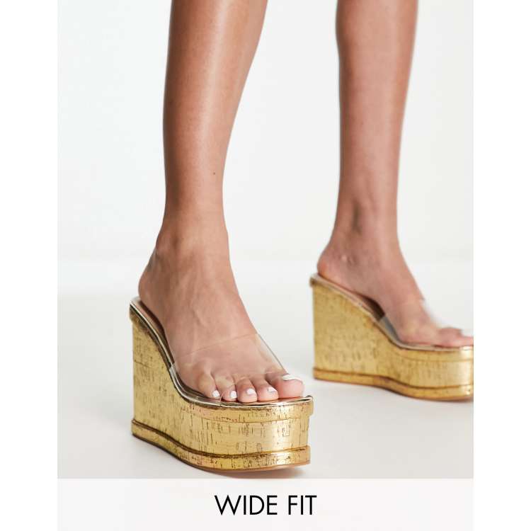 Pyradiams cork wedge sandal shop