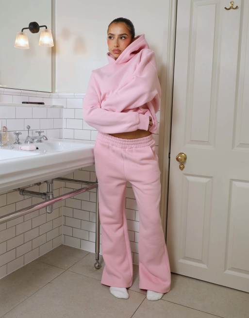 Simmi London X mia khan maddie essentials flared joggers in pink, 3 of 4