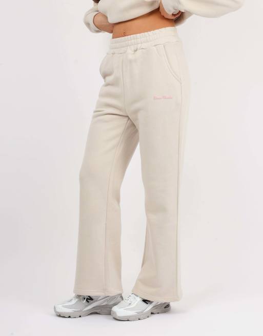 Simmi London X mia khan milan flared joggers in beige, 2 of 4