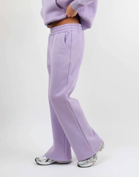 Simmi London X mia khan sport flared joggers in lilac - view 1