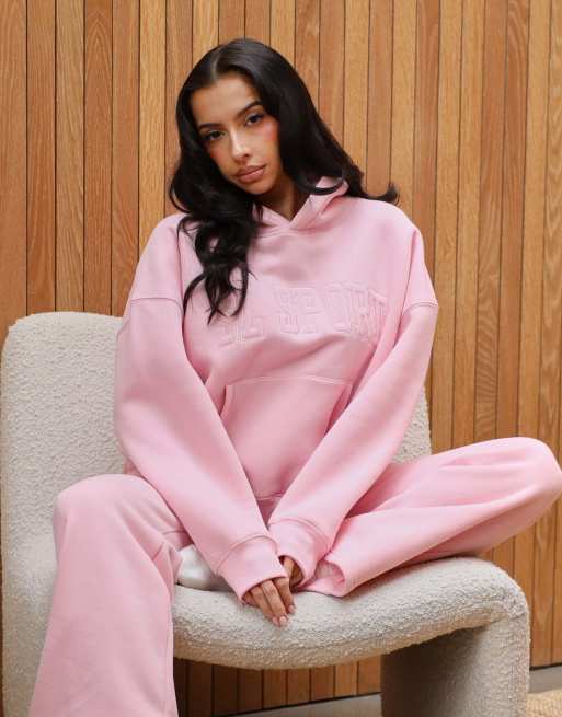 Simmi London X mia khan sport hoodie in pink | ASOS