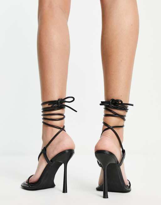 Asos tie up store heels