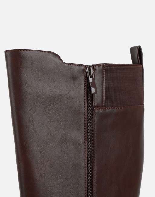 SIMMI Shoes Carlton high boots in brown, 3 of 4