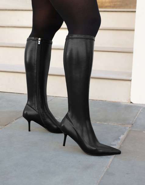 SIMMI Shoes Daniella boots in black leather - view 1