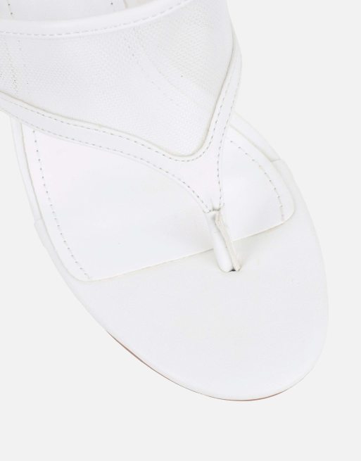 SIMMI Shoes Elsie mules in white mesh, 4 of 4