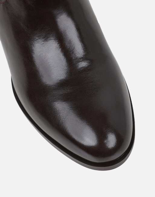 SIMMI Shoes Emberline elastic detail ankle boots in brown, 4 of 4