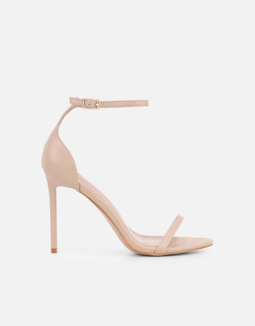 SIMMI Shoes Gabby barely there heeled sandals in beige, 2 of 4