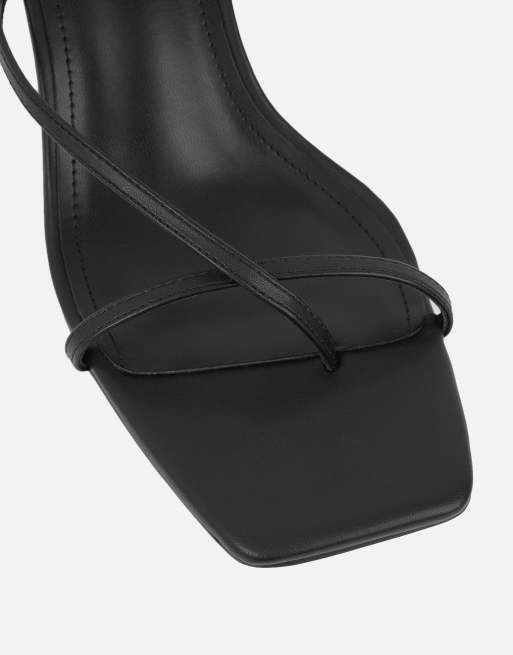 SIMMI Shoes Jenna toe thong mules in black, 4 of 4
