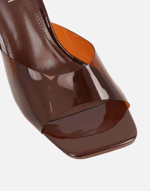 SIMMI Shoes Josephine heeled sandals in brown, 3 of 4