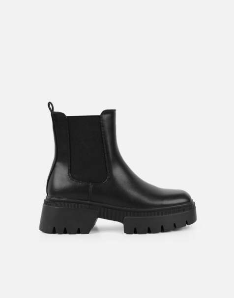 SIMMI Shoes Judd chunky chelsea boots in black - view 1