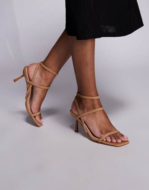 SIMMI Shoes Karson strappy heeled sandals in beige - view 1