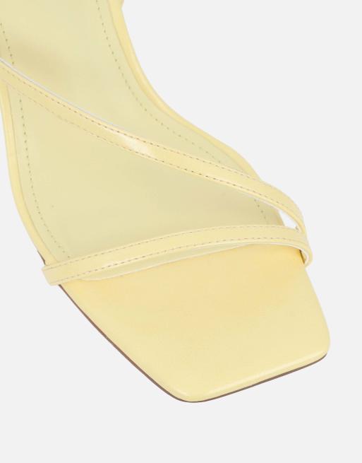 SIMMI Shoes Kristan heeled sandals in yellow, 2 of 4