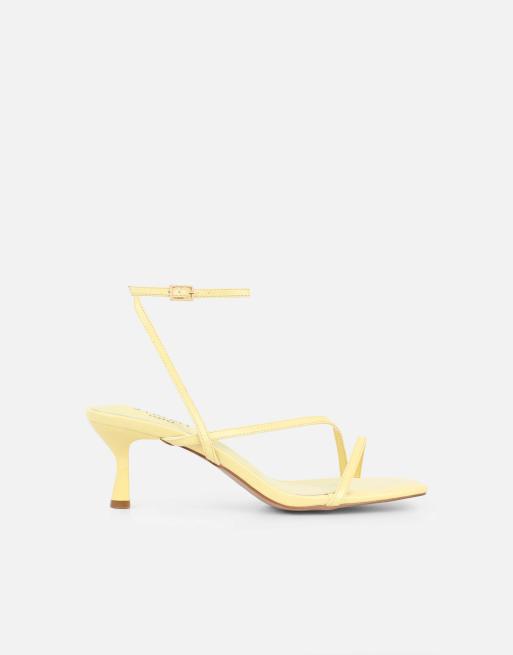 SIMMI Shoes Kristan heeled sandals in yellow, 4 of 4