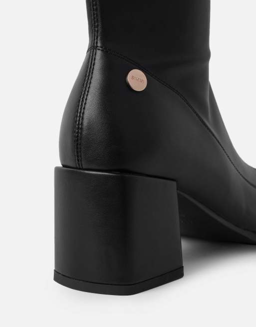SIMMI Shoes Lizzie knee high boots in black, 3 of 4