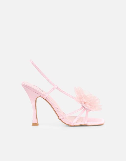 women's lulu mesh bow block heel dress sandals Betsey Johnson Women's Lulu Mesh Bow Block Heel Dress Sandals