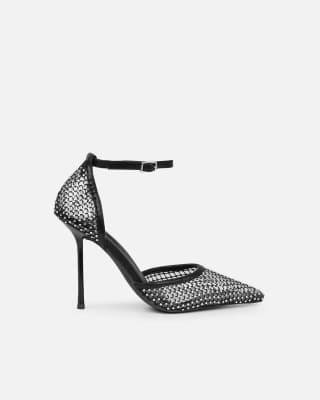  Manni diamante heels  mesh