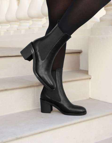 SIMMI Shoes Merit heeled boots in black - view 1