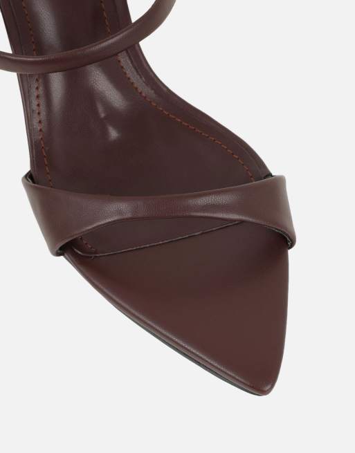 SIMMI Shoes Pearl mules in brown, 3 of 4