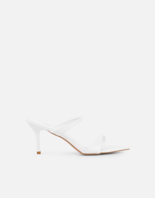SIMMI Shoes Pearl mules in white, 4 of 4