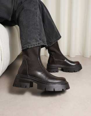  Perez sock chunky ankle boots 