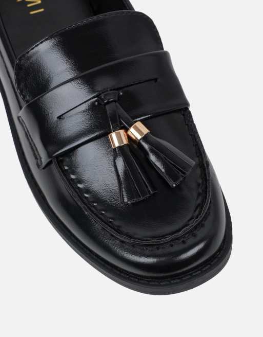 SIMMI Shoes Yaya tassel loafers in black, 4 of 4