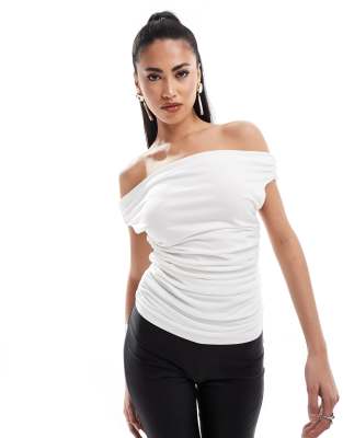 Simmi Clothing slinky bardot foldover top Sale