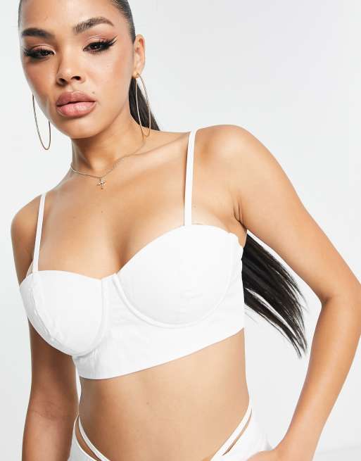 Marie Jo - Reggiseno imbottito Tom senza spalline bianco