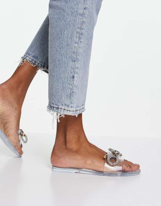 SIMMI London Annabella Claquettes à ornement nœud