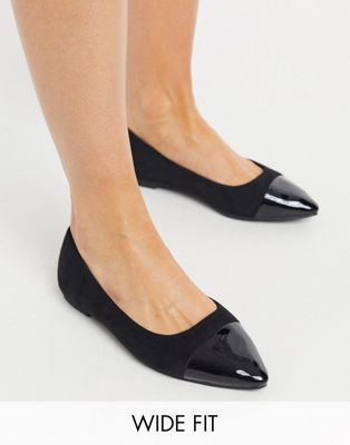 wide flat shoes