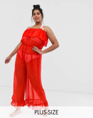 simply be red jumpsuit