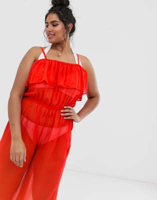 simply be red jumpsuit