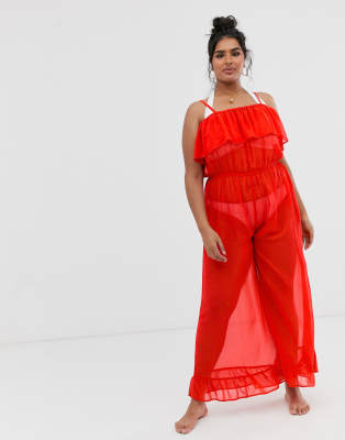 simply be red jumpsuit