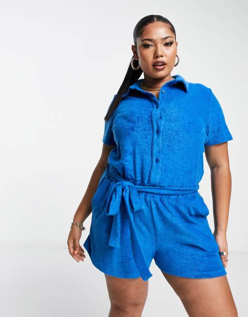 Blå playsuit on sale