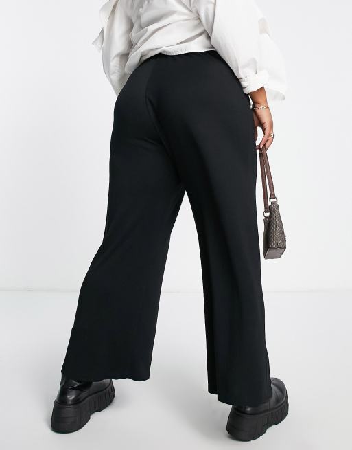 Simply Be - Broek met wijde pijpen in zwart, 2 van 4