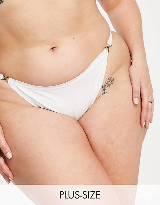 Simply Be Carrie brief in white