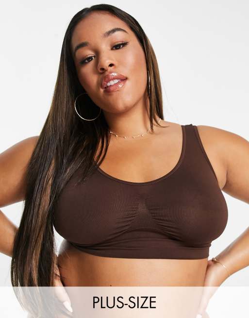 Simply be comfort bra in brown