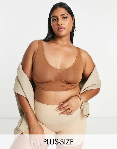 Simply be comfort bra in tan - view 1