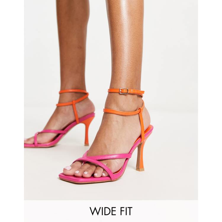 Orange deals pink heels