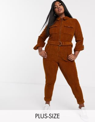 rust boiler suit