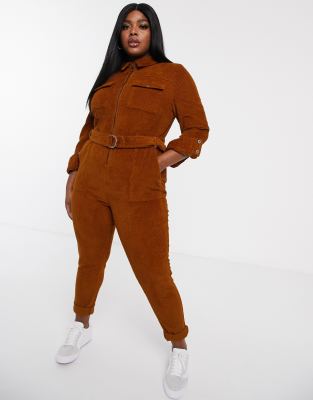 rust boiler suit