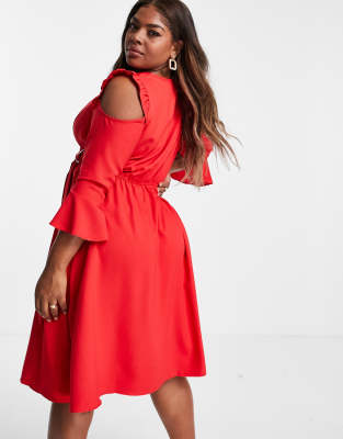 simply be red dress